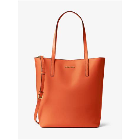 michael kors emry|Emry Large Leather Tote Bag .